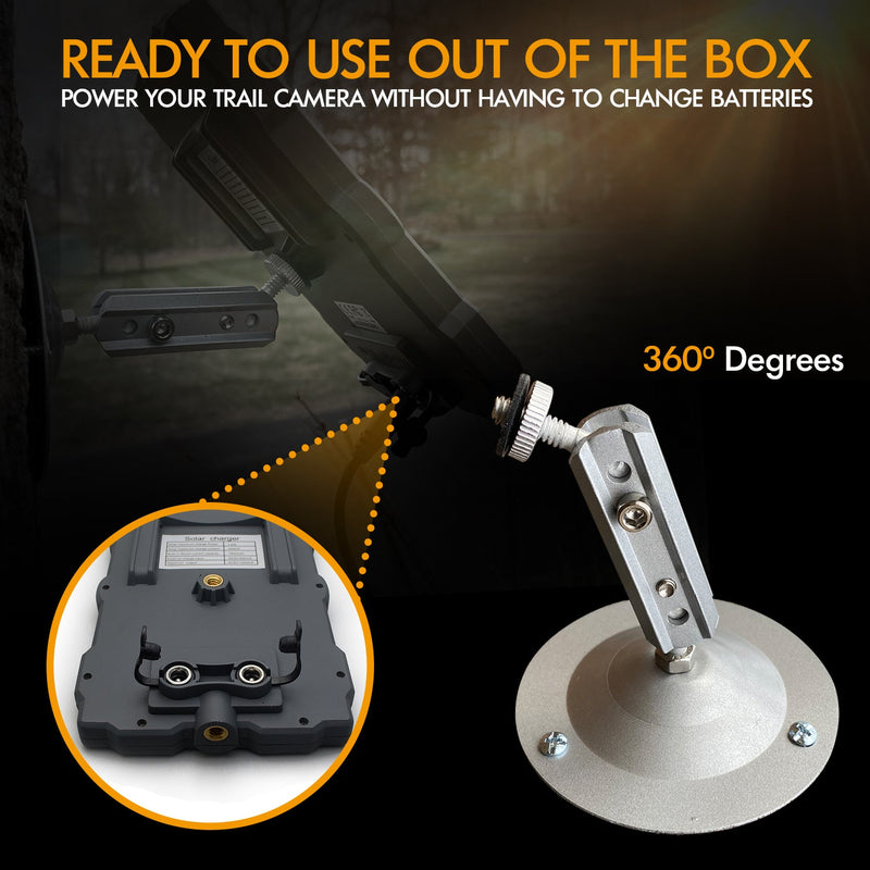 Load image into Gallery viewer, Rexing Universal Solar Panel For Trail Cameras
