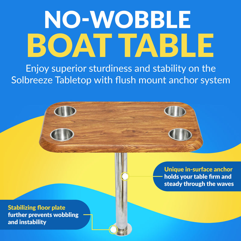 Load image into Gallery viewer, Boat Table Tops for Pontoons, Cabin Cruisers &amp; Boats | Waterproof Replacement Table Top (6 colors):

