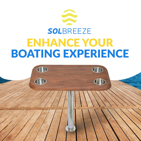 Boat Table Tops for Pontoons, Cabin Cruisers & Boats | Waterproof Replacement Table Top (6 colors):