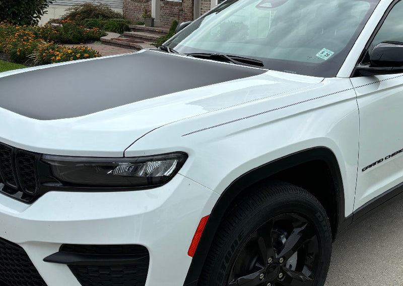 Load image into Gallery viewer, Hood Decal Cover for 2022-2024 Jeep Grand Cherokee Trailhawk
