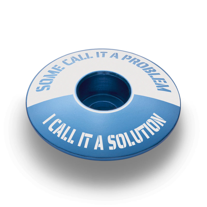 Load image into Gallery viewer, Some Call It A Problem I Call It A Solution Bicycle Headset Cap

