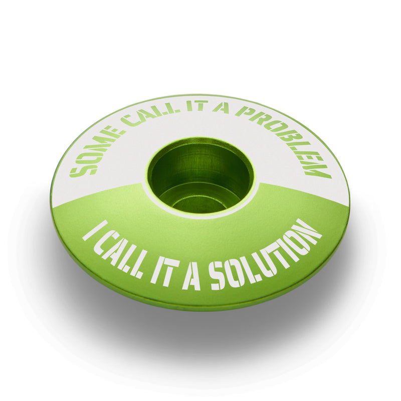 Load image into Gallery viewer, Some Call It A Problem I Call It A Solution Bicycle Headset Cap
