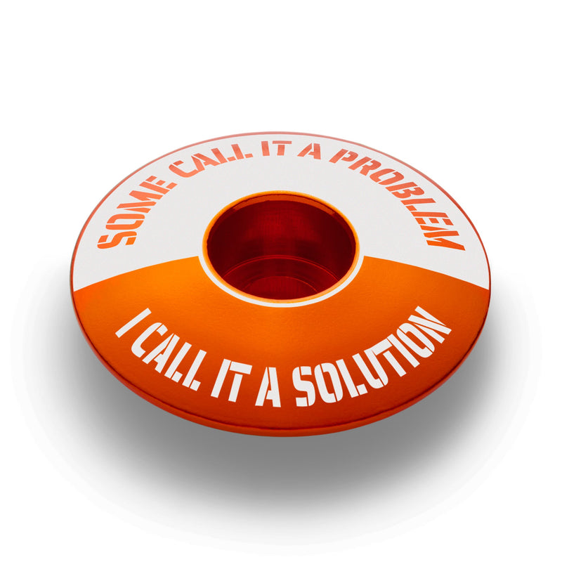 Load image into Gallery viewer, Some Call It A Problem I Call It A Solution Bicycle Headset Cap
