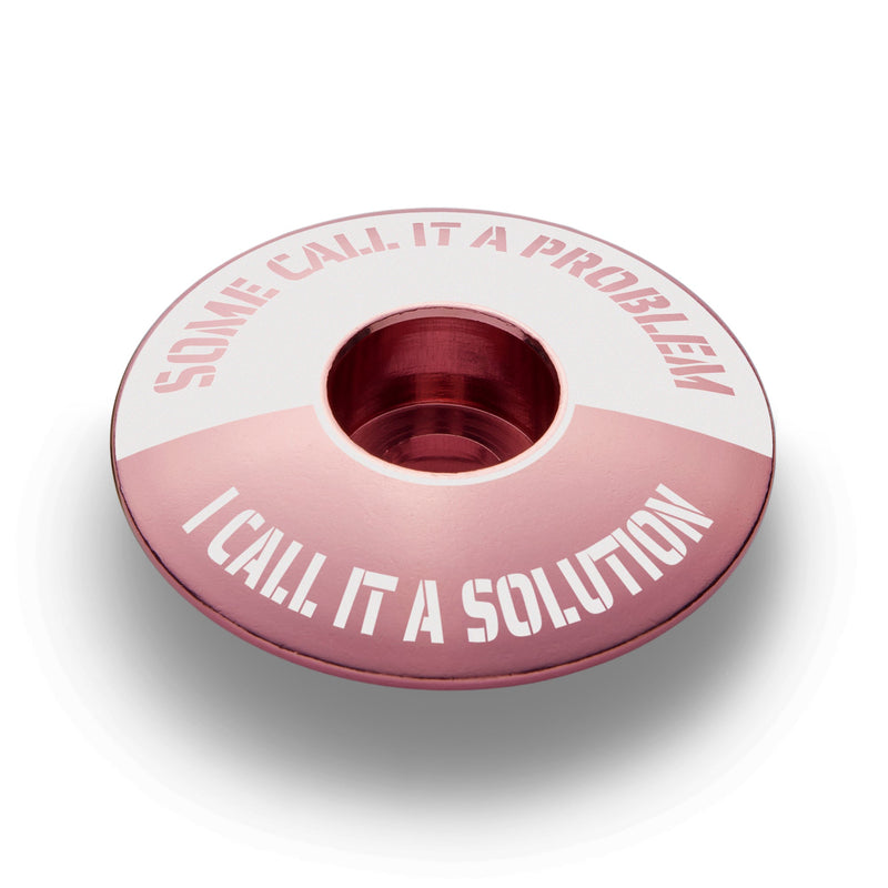 Load image into Gallery viewer, Some Call It A Problem I Call It A Solution Bicycle Headset Cap
