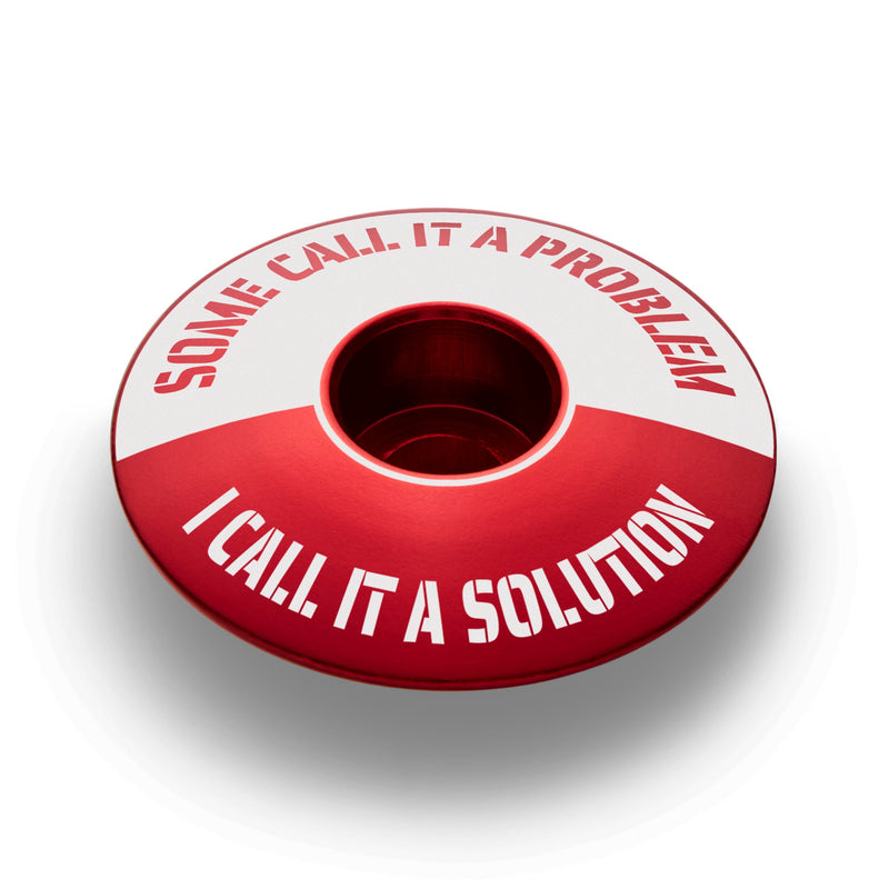 Load image into Gallery viewer, Some Call It A Problem I Call It A Solution Bicycle Headset Cap
