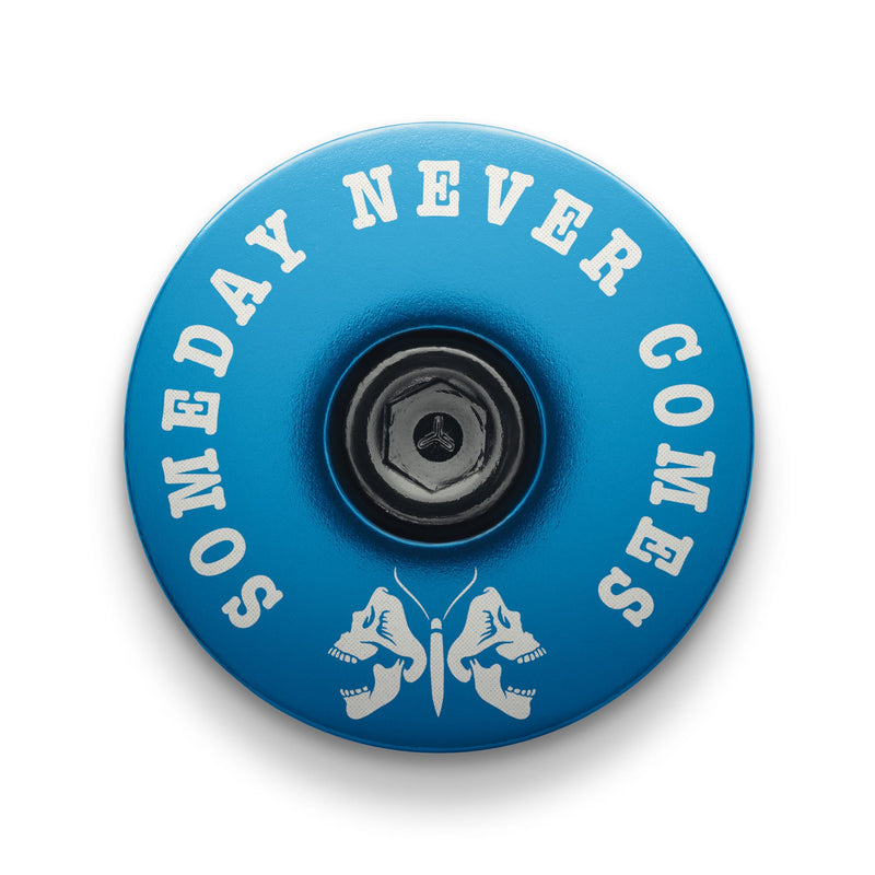 Load image into Gallery viewer, Someday Never Comes Custom Bicycle Headset Cap
