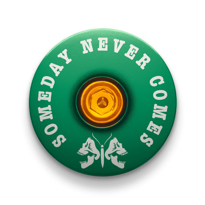 Load image into Gallery viewer, Someday Never Comes Custom Bicycle Headset Cap
