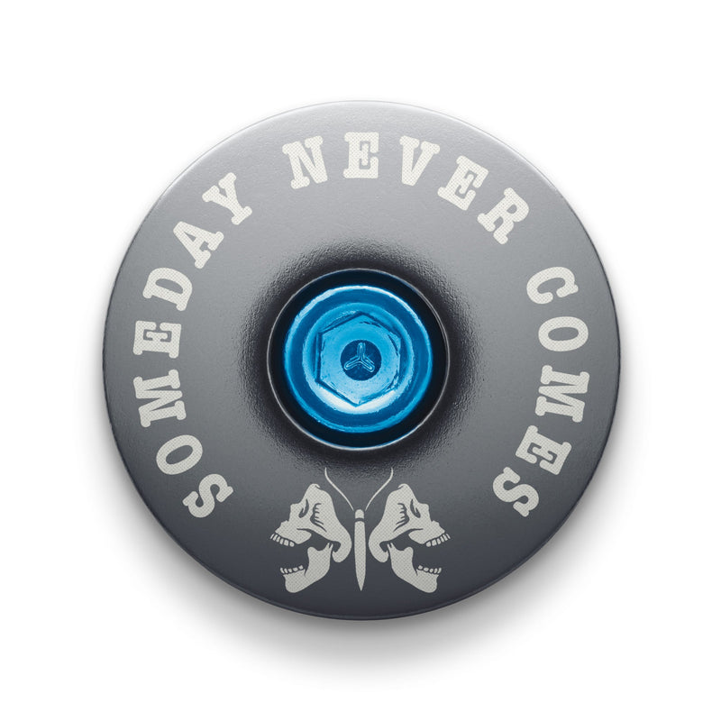 Load image into Gallery viewer, Someday Never Comes Custom Bicycle Headset Cap
