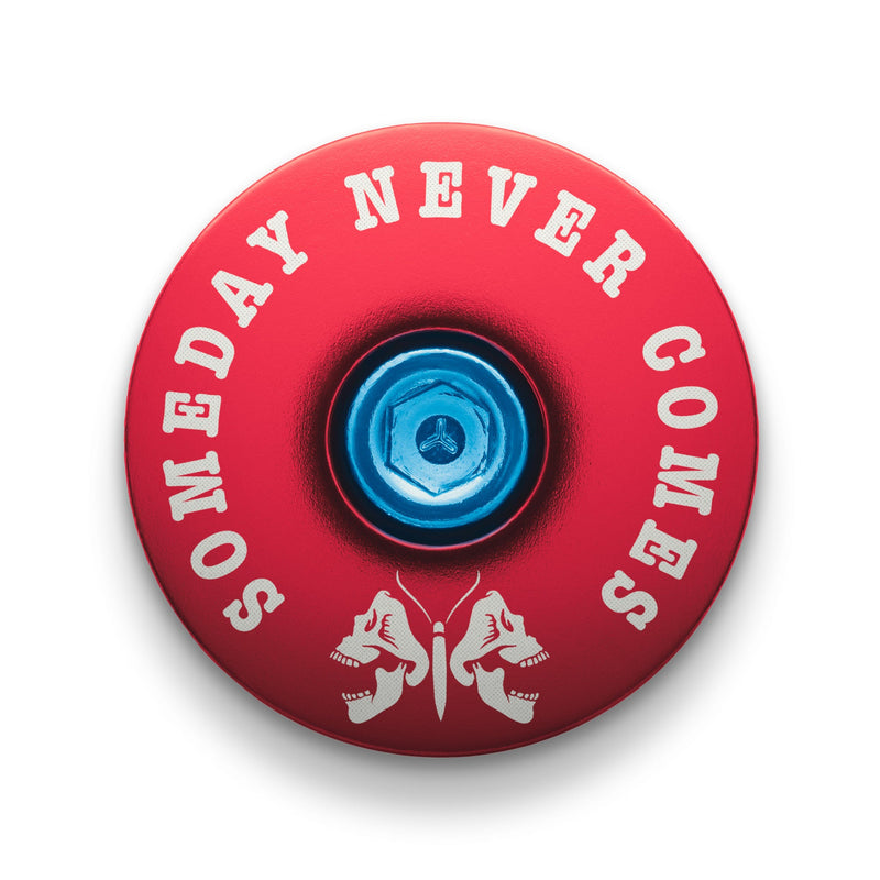 Load image into Gallery viewer, Someday Never Comes Custom Bicycle Headset Cap
