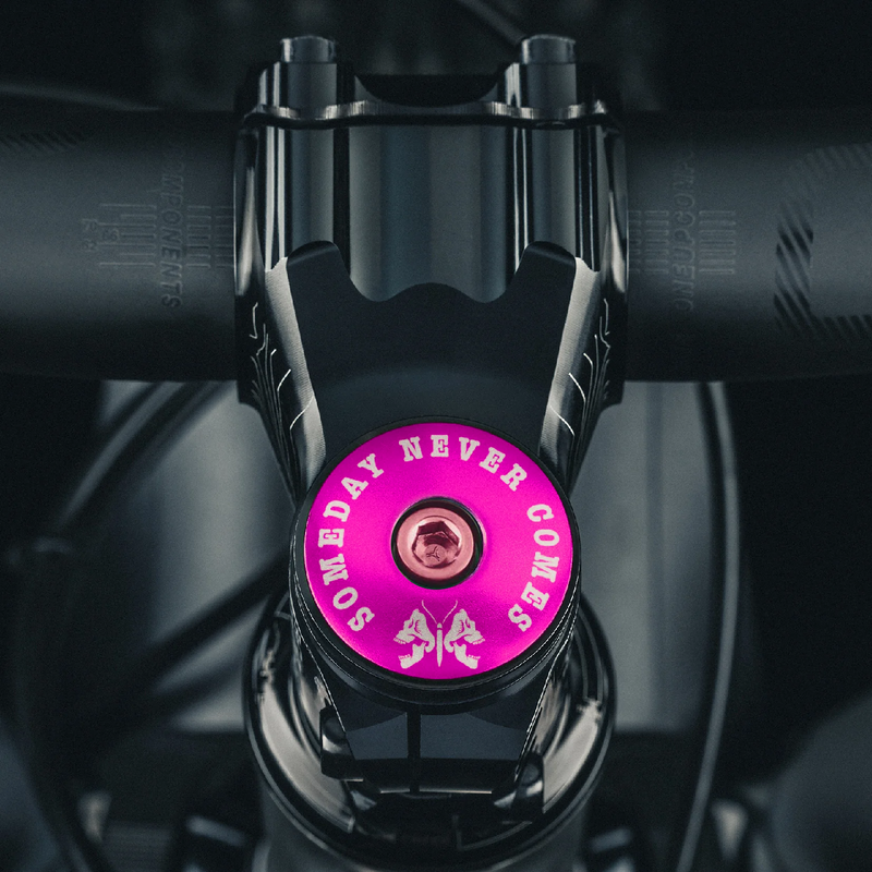 Load image into Gallery viewer, Someday Never Comes Custom Bicycle Headset Cap
