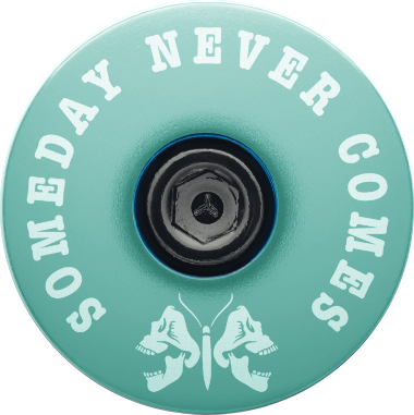 Load image into Gallery viewer, Someday Never Comes Custom Bicycle Headset Cap
