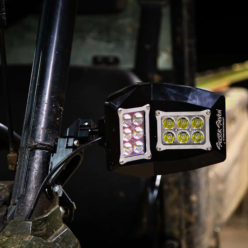 Load image into Gallery viewer, Sector Seven Spectrum LED Light Mirrors With Bung Mount - Model Specific
