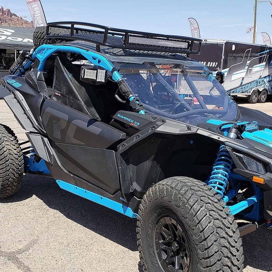 Sector Seven Spectrum LED Light Mirrors With Bung Mount - Can-Am Maverick X3