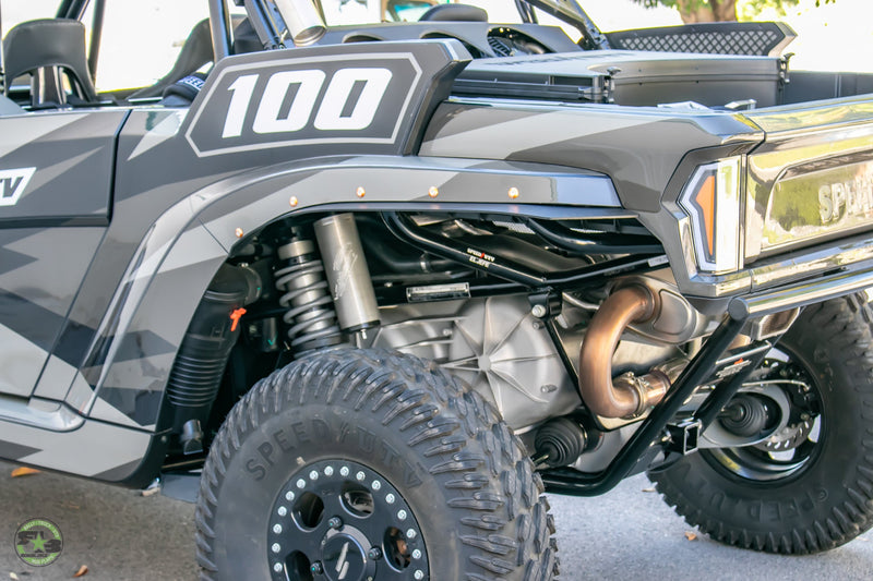 Load image into Gallery viewer, Speed UTV El Jefe 2023+ Fender Flare Extensions/Mud Flaps F&amp;R
