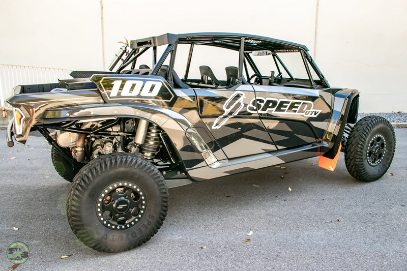 Load image into Gallery viewer, Speed UTV El Jefe 2023+ Fender Flare Extensions/Mud Flaps F&amp;R
