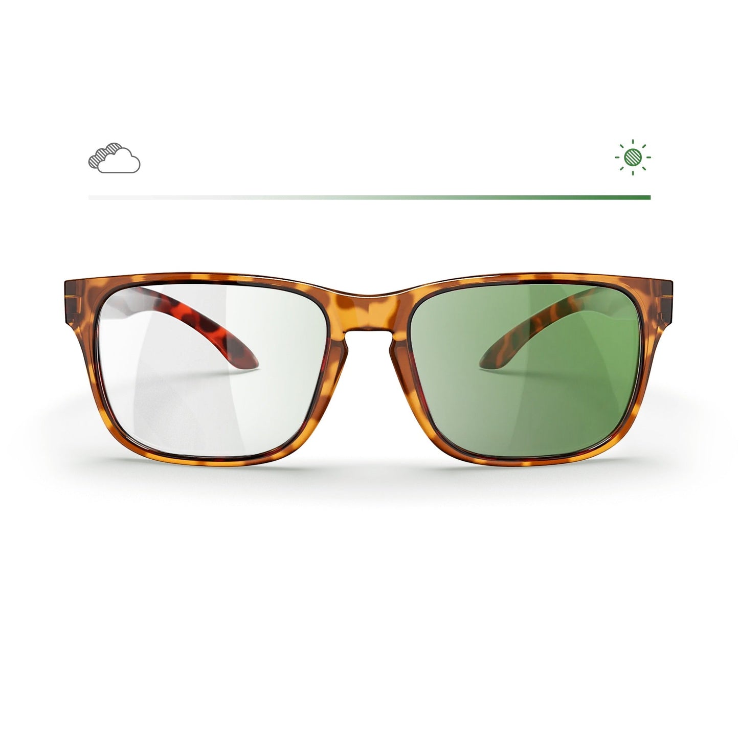Tortoise Sport Prescription Transitions® Colors