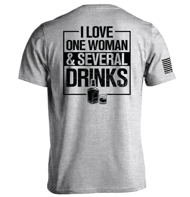 Load image into Gallery viewer, I Love One Woman &amp; Several Drinks
