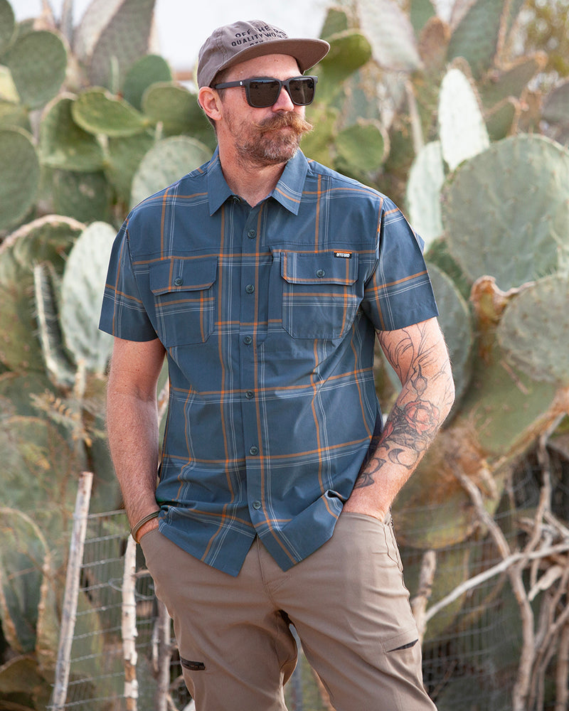 Load image into Gallery viewer, Jack Knife SS Shirt - Dk Gray Blue
