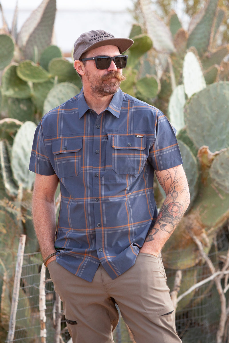 Load image into Gallery viewer, Jack Knife SS Shirt - Dk Gray Blue
