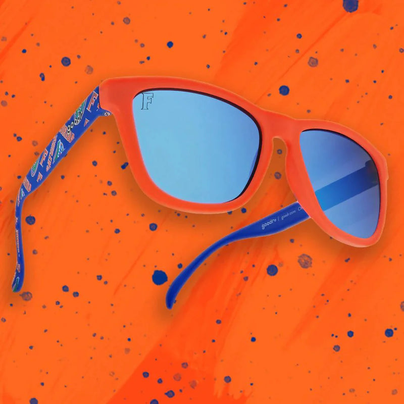 Load image into Gallery viewer, &quot;Gators Chomp Goggles” Limited Florida Collegiate OG Polarized Sunglasses
