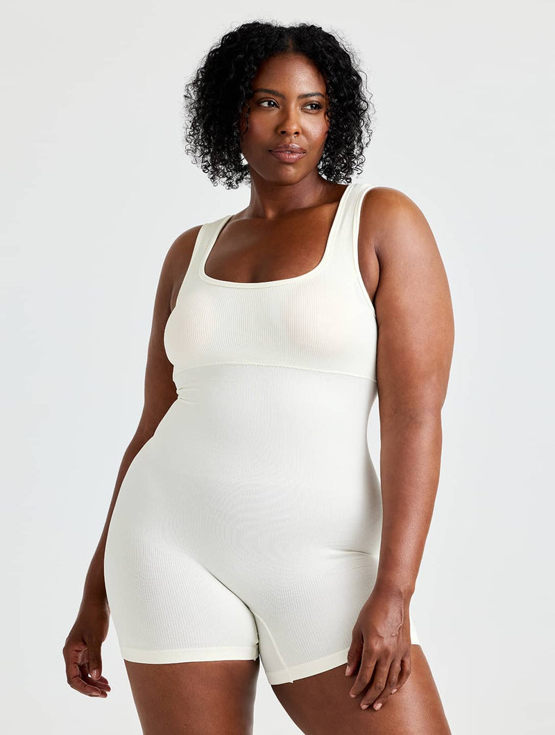 Load image into Gallery viewer, Square Neck Shapewear Jumpsuit
