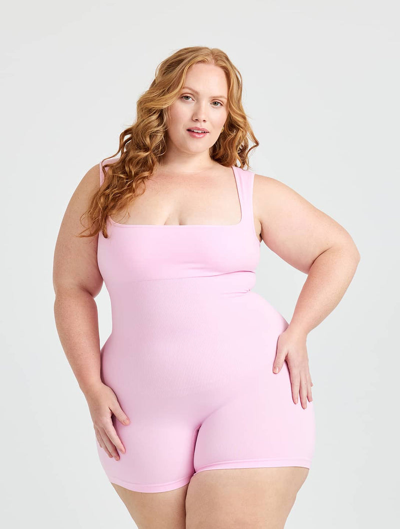 Load image into Gallery viewer, Square Neck Shapewear Jumpsuit
