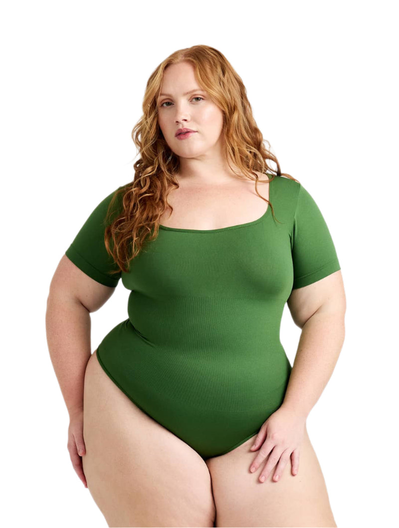 Load image into Gallery viewer, Square Neck Thong Bodysuit
