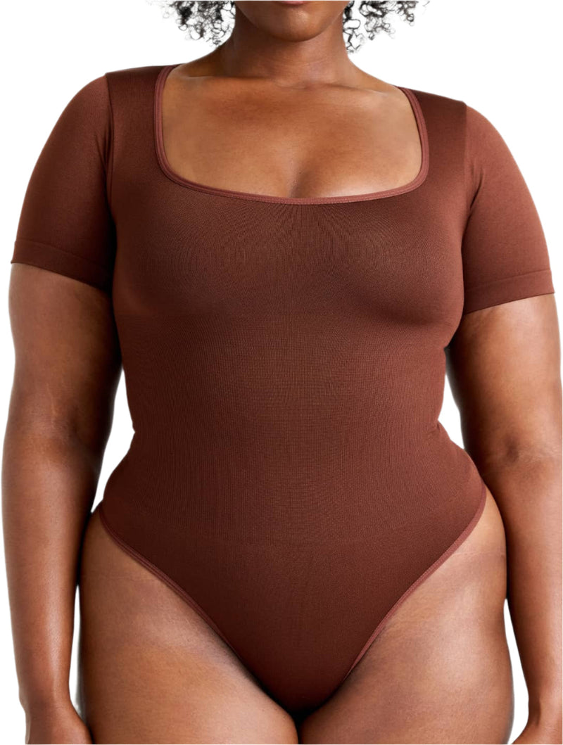 Load image into Gallery viewer, Square Neck Thong Bodysuit
