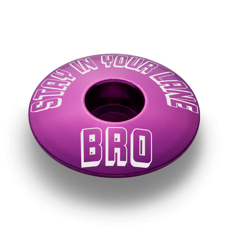 Load image into Gallery viewer, Stay In Your Lane, Bro - Bicycle Headset Cap
