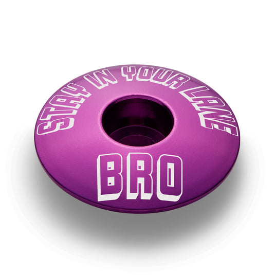 Stay In Your Lane, Bro - Bicycle Headset Cap