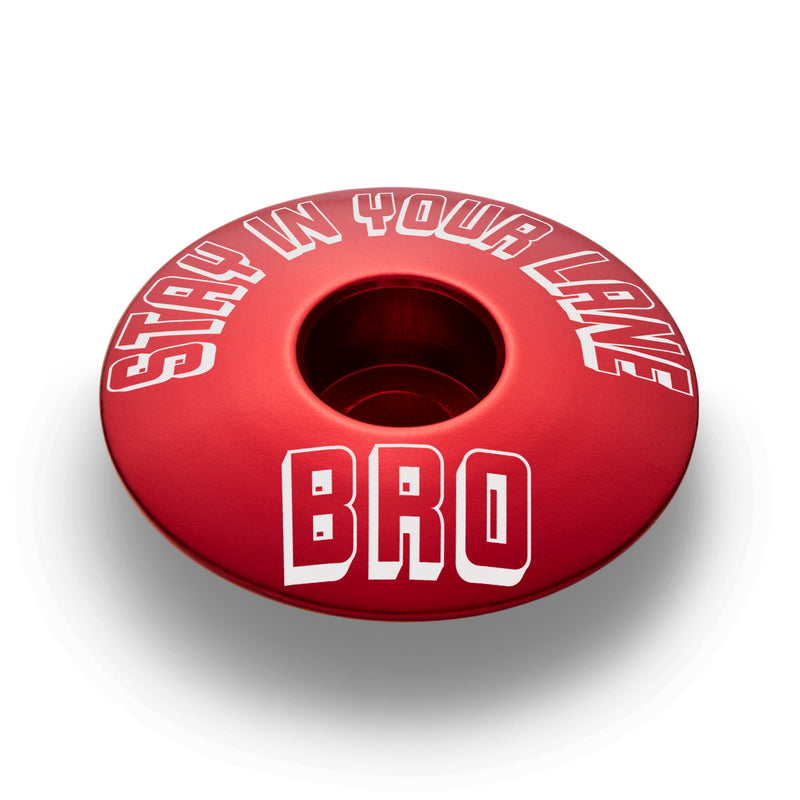 Load image into Gallery viewer, Stay In Your Lane, Bro - Bicycle Headset Cap
