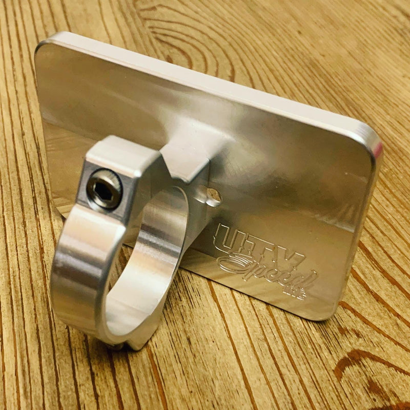 Load image into Gallery viewer, Billet Aluminum Registration Sticker Plate With Mount
