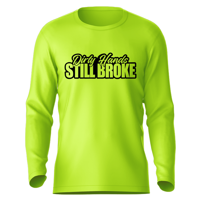 Load image into Gallery viewer, Still Broke - Hi-Visibility UPF 50 Long Sleeve Sun Shirt
