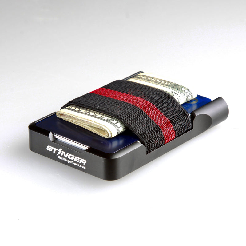 Load image into Gallery viewer, Safety Wallet With Personal Alarm Multi Functional Tool (Black Marble)
