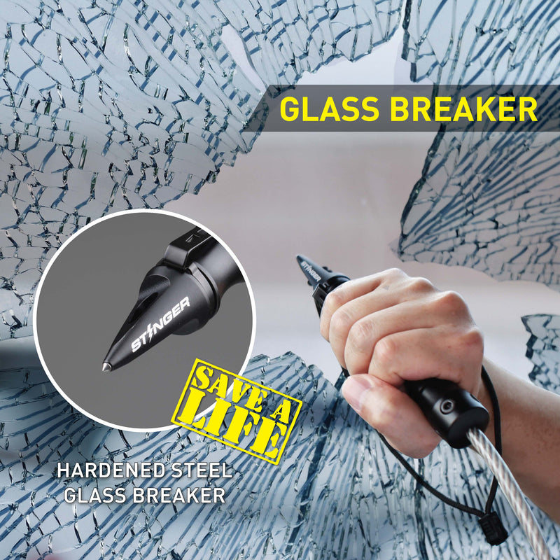 Load image into Gallery viewer, Stinger Whip Car Emergency Tool (Black)
