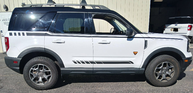 Load image into Gallery viewer, Strobe Side Stripe Decals for 2021-2025 Ford Bronco Sport (x4)
