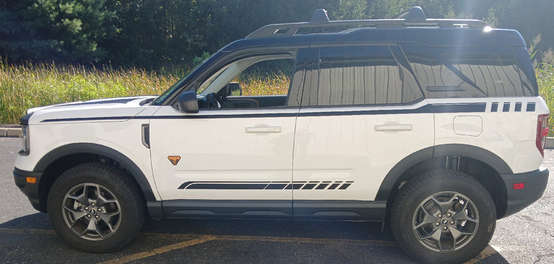 Load image into Gallery viewer, Strobe Side Stripe Decals for 2021-2025 Ford Bronco Sport (x4)
