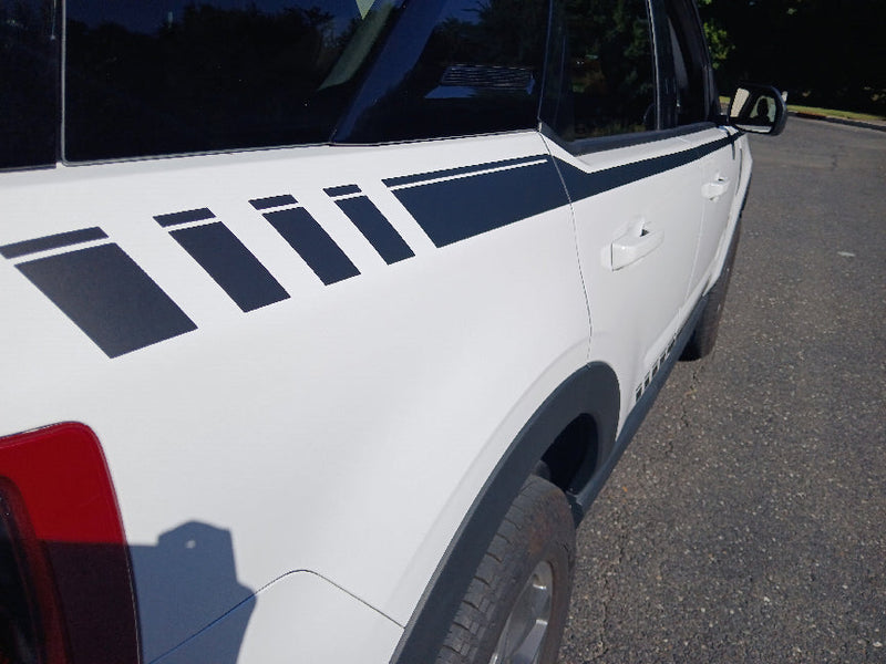 Load image into Gallery viewer, Strobe Side Stripe Decals for 2021-2025 Ford Bronco Sport (x4)
