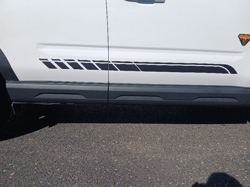 Load image into Gallery viewer, Strobe Side Stripe Decals for 2021-2025 Ford Bronco Sport (x4)
