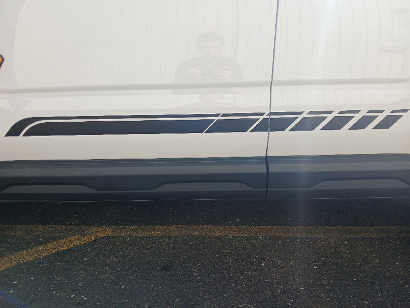 Load image into Gallery viewer, Strobe Side Stripe Decals for 2021-2025 Ford Bronco Sport (x4)
