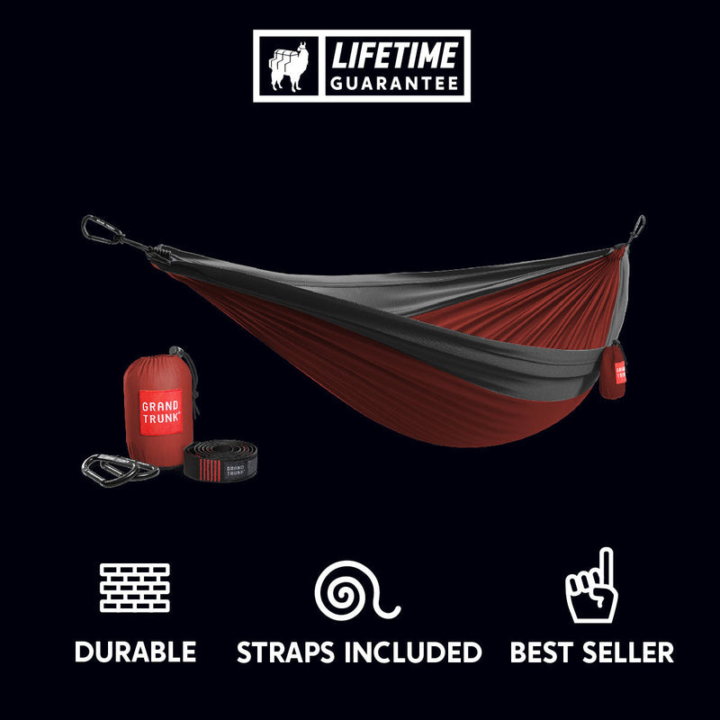 Load image into Gallery viewer, Double Deluxe Hammock w/Straps

