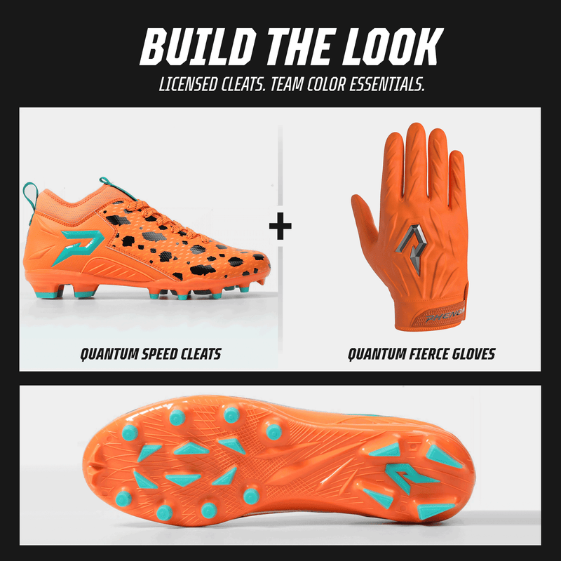 Load image into Gallery viewer, The Flintstones "Bedrock Blitz" Football Cleats - Quantum Speed by Phenom Elite
