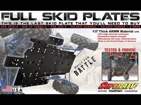 Load image into Gallery viewer, SuperATV Full Skid Plate for Kawasaki KRX 1000
