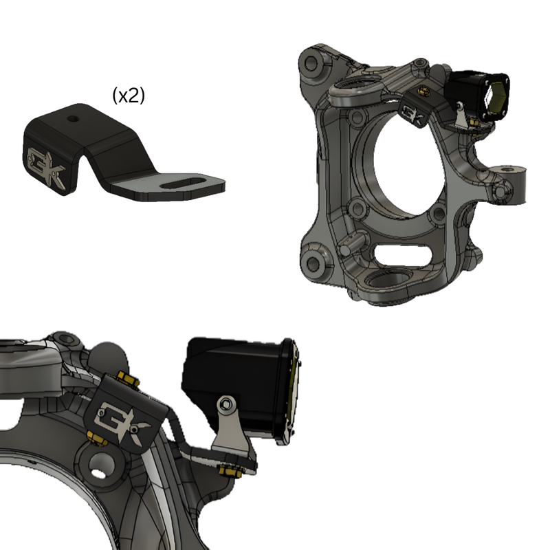 Load image into Gallery viewer, Ford Super Duty Steerable Knuckle Pod Light Mounts (2017-2022)
