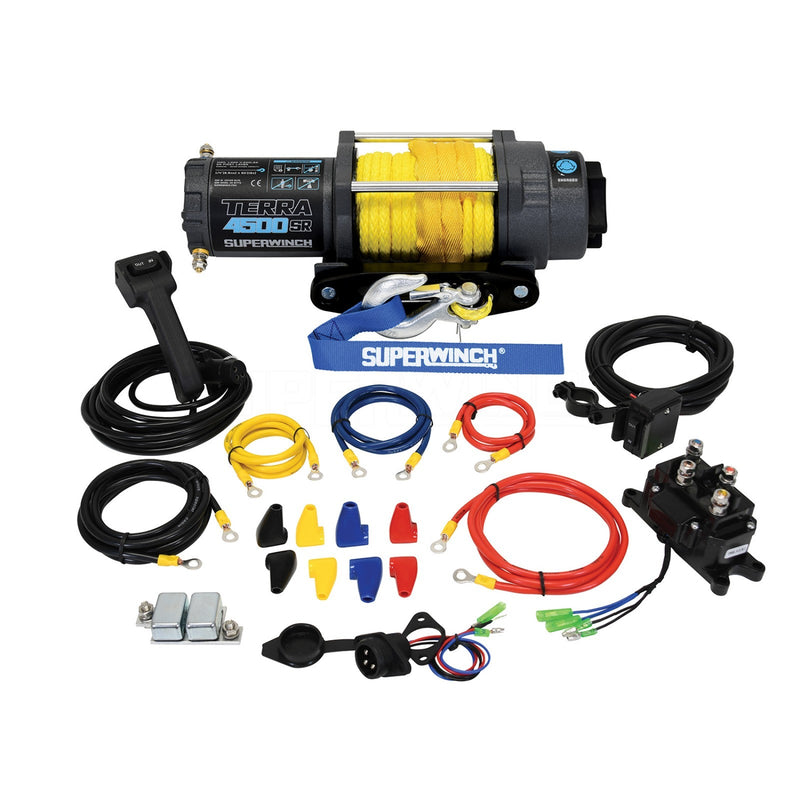 Load image into Gallery viewer, Superwinch Terra 4500SR 12v Synthetic Rope Winch
