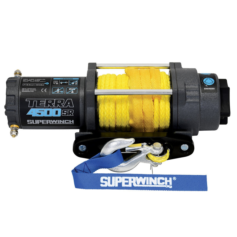 Load image into Gallery viewer, Superwinch Terra 4500SR 12v Synthetic Rope Winch
