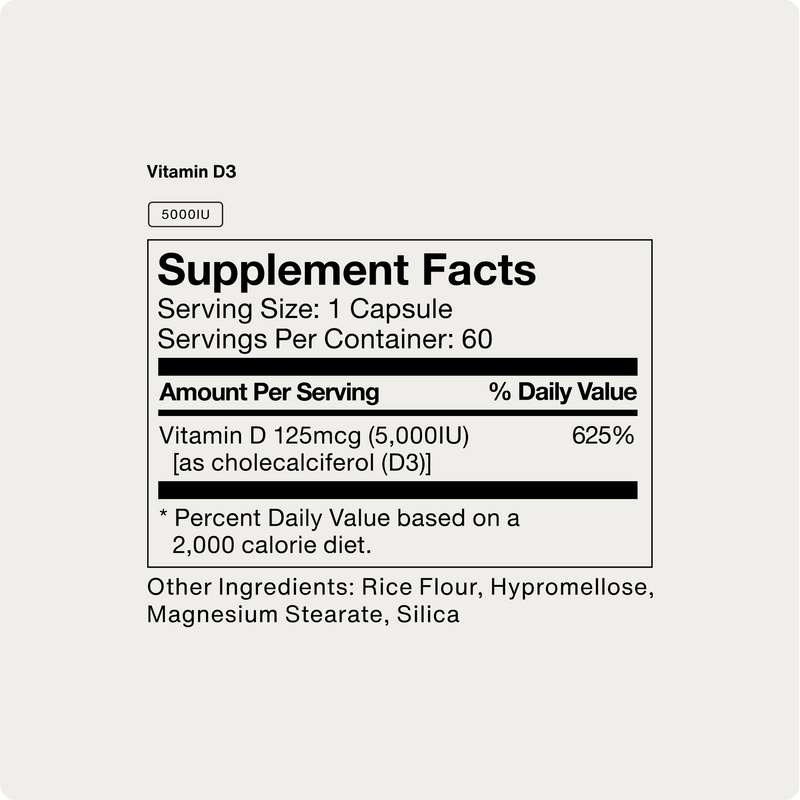 Load image into Gallery viewer, Vitamin D3 5000 IU
