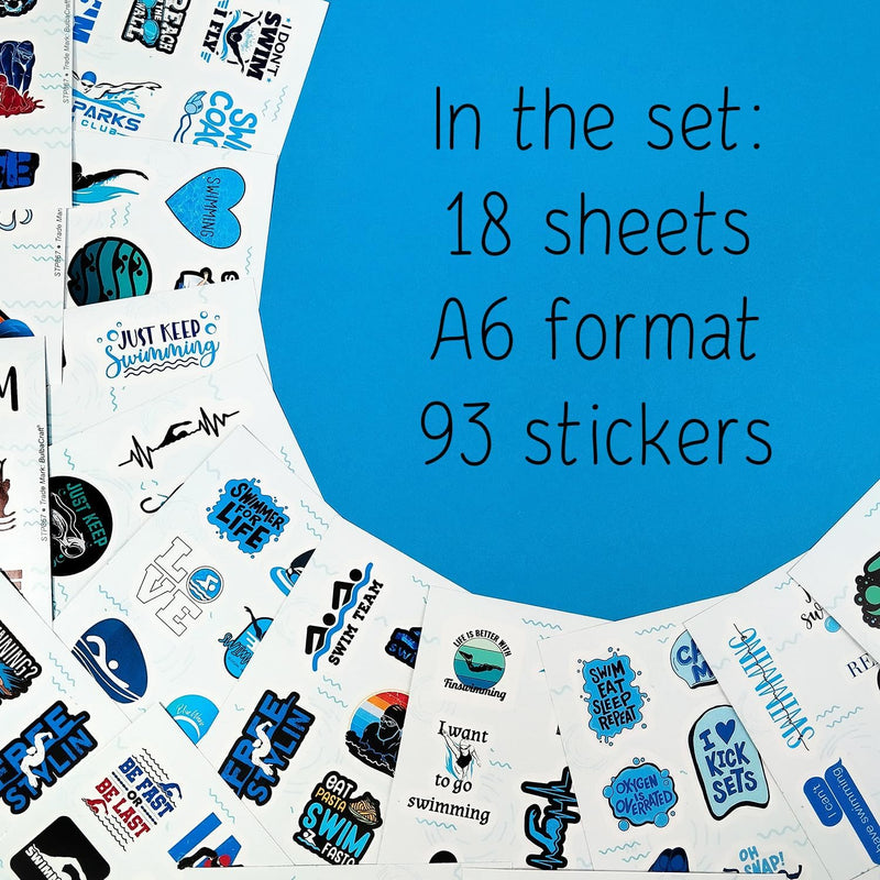Load image into Gallery viewer, 93 Swimming Stickers Collection
