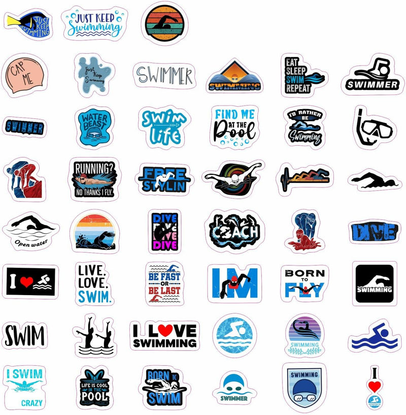 Load image into Gallery viewer, 93 Swimming Stickers Collection
