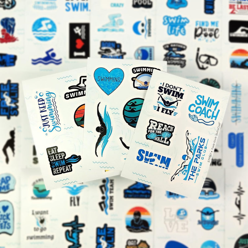 Load image into Gallery viewer, 93 Swimming Stickers Collection
